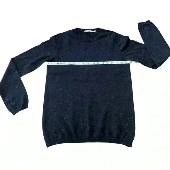 NWOT Esqualo, Sparkling Long-Sleeve Pullover, Medium, Black - Picture 7 of 9